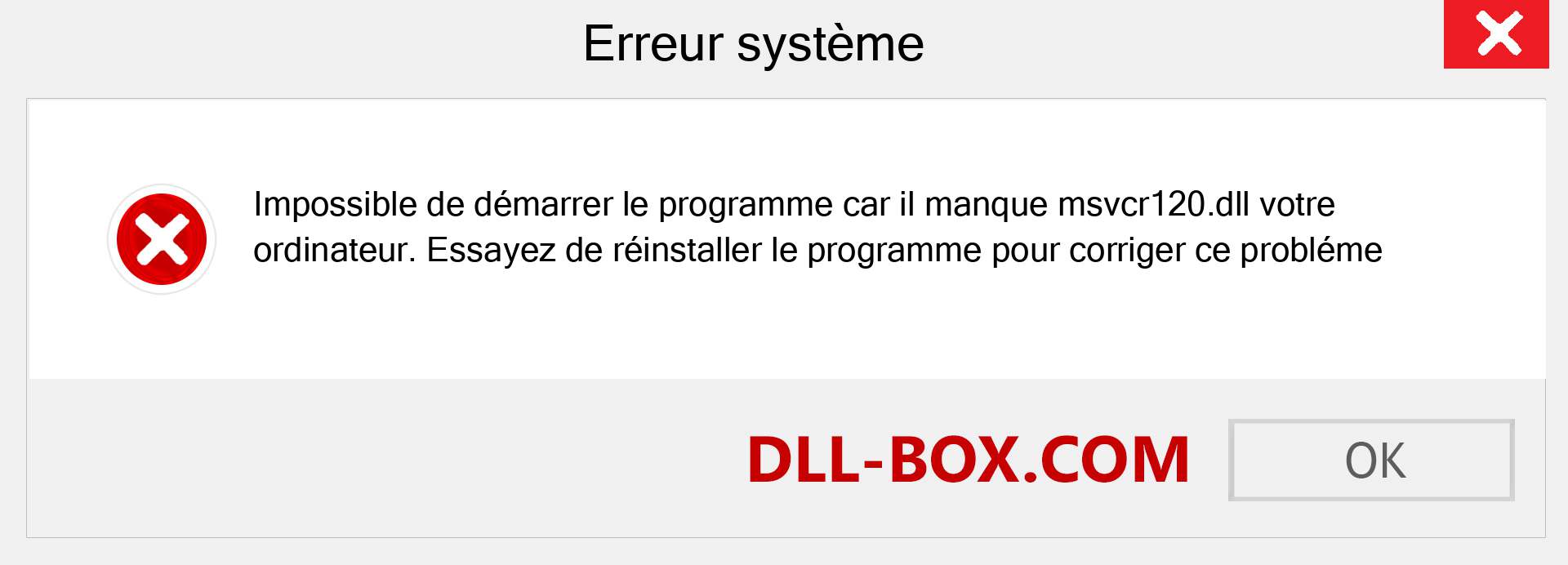 Le fichier msvcr120.dll est manquant ?. Télécharger pour Windows 7, 8, 10 - Correction de l'erreur manquante msvcr120 dll sur Windows, photos, images